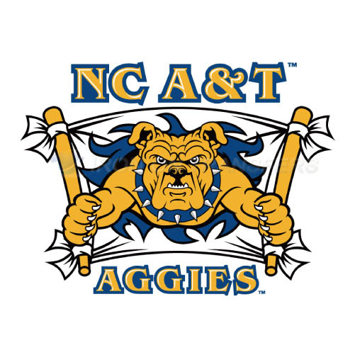 North Carolina A T Aggies Logo T-shirts Iron On Transfers N5486